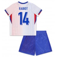 Francuska Adrien Rabiot #14 Gostujuci Dres za djecu EP 2024 Kratak Rukav (+ Kratke hlače)